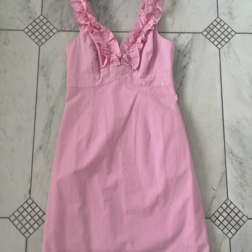 Lilly Pulitzer Pink Ruffle Dress